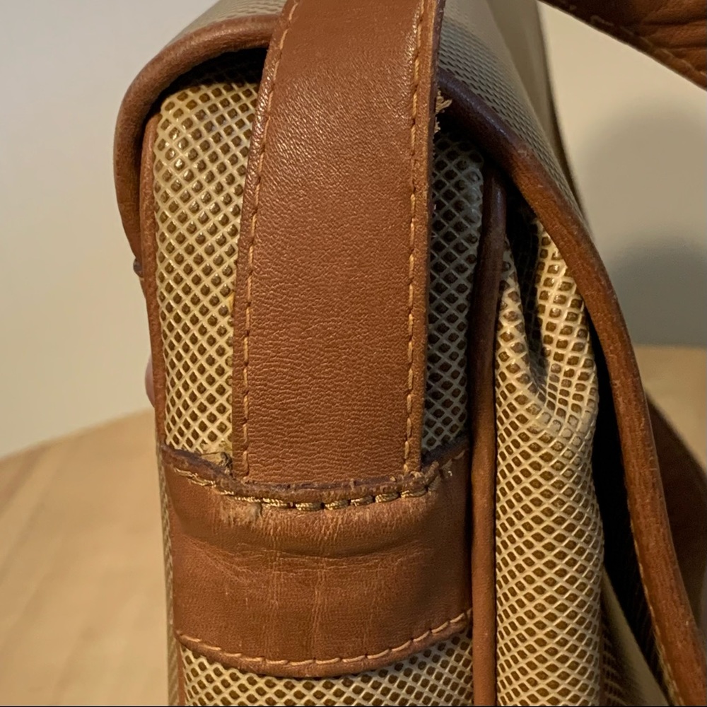 Bottega Marco Polo Leather Shoulder Bag Tan Gem